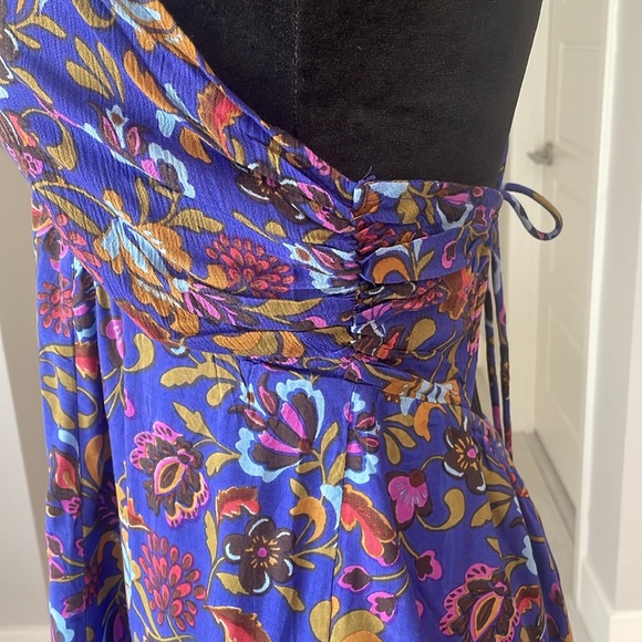 NWT Free People Pixie Cross-Back Tunic Top Size Small Color Royal Combo - Picture 10 of 15